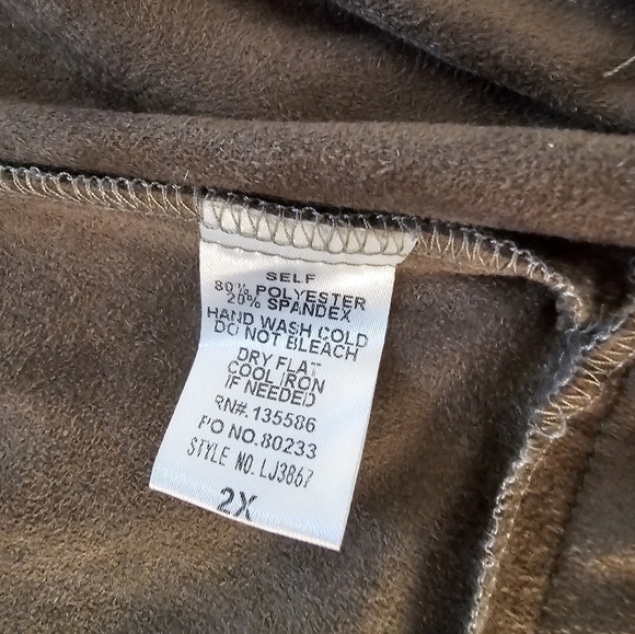 Fashion Nova Suede Sway plus size off shoulder jacket Spring - Picture 5 of 5